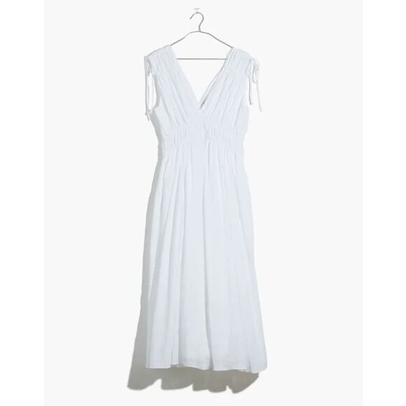 NWT Madewell Sophia Smocked Midi Dress Size 1X - Picture 4 of 9